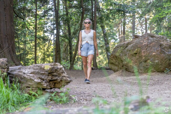 Go for an afternoon hike surrounded by nature at Lord Hill Regional Park near High Bridge.