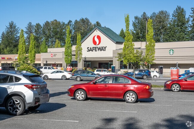 You can pick up groceries at Safeway, or your morning cup of coffee in Cathcart.