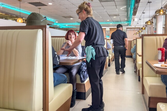 The fresh food is always accompanied by the service at the Stafford Diner.