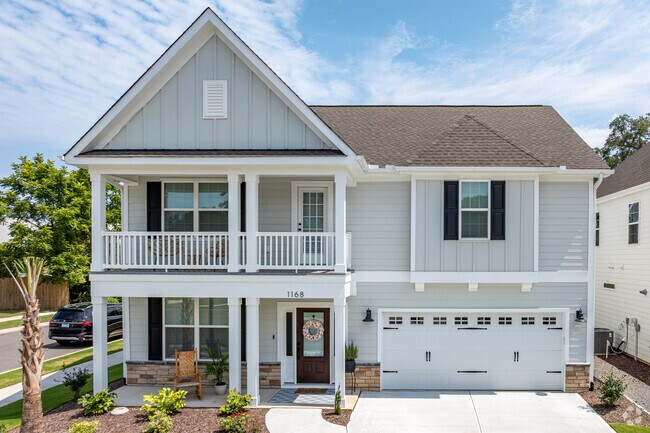 A Craftsman-inspired home in Eastwind-Piney Acres includes a 2-car garage.