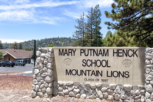 Mary P. Henck Intermediate School of Lake Arrowhead is on Rhine Road.