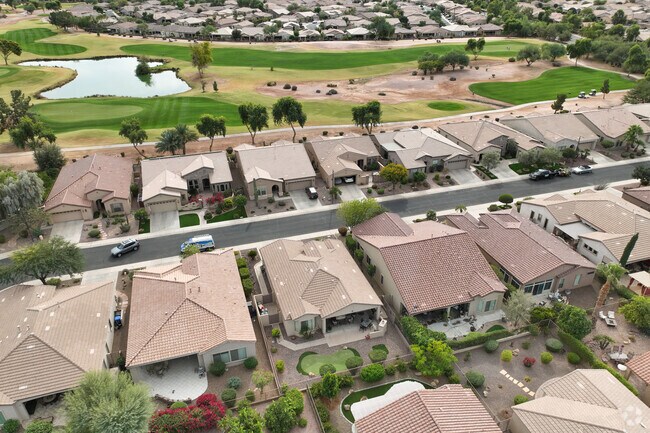 Trilogy in Gilbert offers homes with fairway-facing backyards.