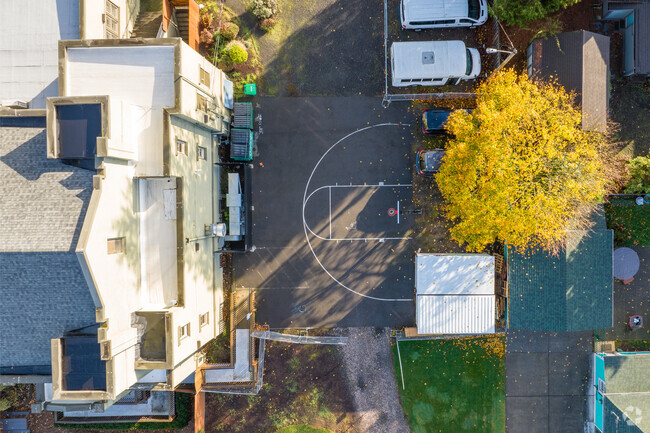 Kids can stay active with the basketball court at Mt. Scott Learning Center on Holgate Blvd.