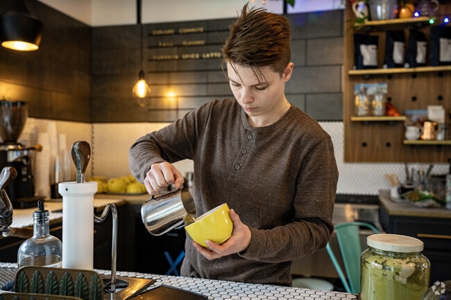 Watch as skilled baristas craft more than coffee at Conjure Coffee minutes from Westwood