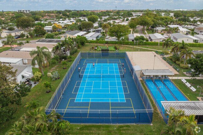 Make a splash and serve up aces at the tennis and pool amenities at Highland Meadows.