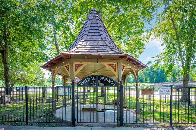 Williamston Spring Park is home to the well known mineral springs of Williamston.