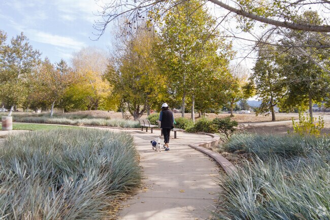 Walk your dog at Leroy Park in Guadalupe.