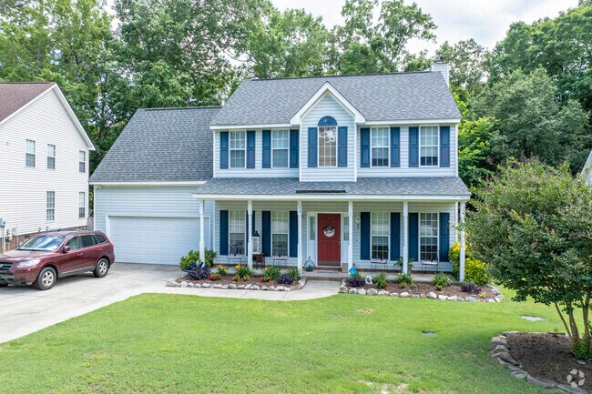 Colonial-inspired two-story homes are somewhat typical in the Irmo area.