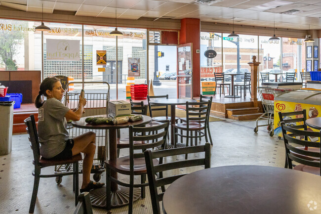 The Downtown Farm Stand is a local organic produce store in the Downtown Muncie neighborhood.