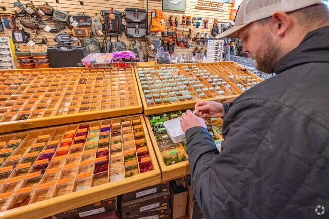 Stop by Patricks's Fly Shop for your outdoor adventure needs in eastlake.