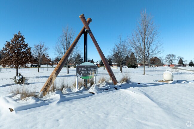 Bud and Georgia Johnson Park in Monticello offers green space for family recreation.