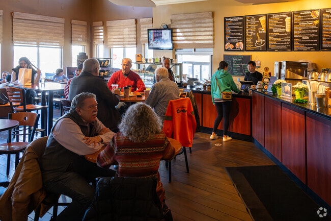 Coffee bliss awaits at Brewed Awakening Coffee, Hartford Ave, RI.