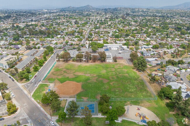 Clay Elementary School is adjacent to Clay Neighborhood Park.
