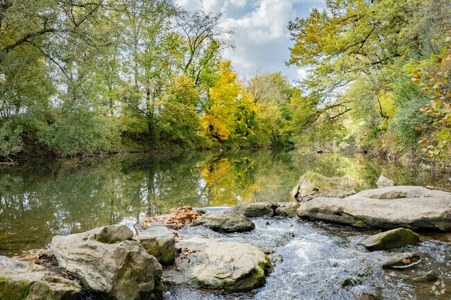 Residents enjoy fishing at the Connoquenessing Creek located in Forward Township.