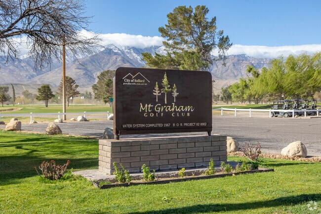 Golfers in Safford can enjoy stunning views and a well-maintained course at Mt. Graham Golf Club.