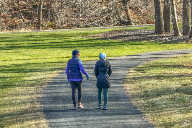 Enjoy a walk the at Veterans Memorial Park in Sherman.