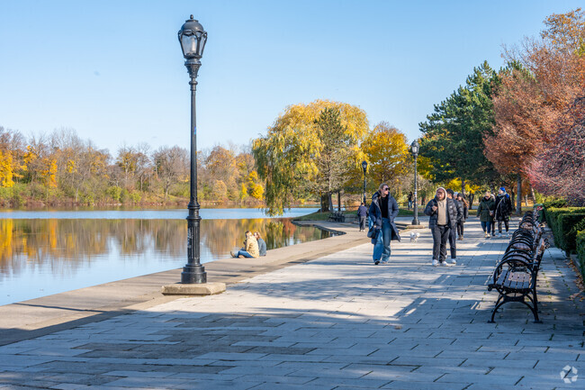 Delaware Park near Grider is a historic urban oasis.