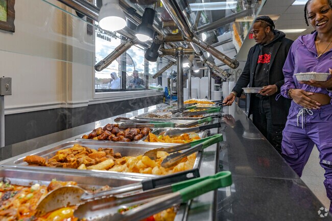 Banana Brasil in Downtown Waterbury has a buffet that demands a visit.