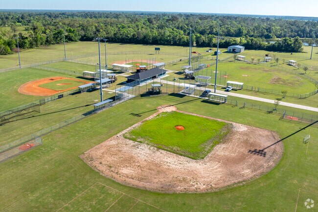 Bourg Recreation District has 4 baseball fields, a soccer field and more.