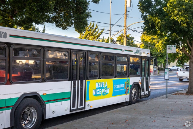 The No 28 line is one of the main local transportation routes.