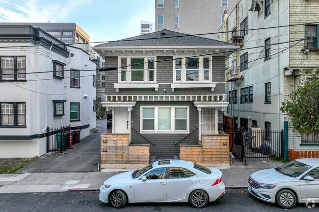 A handful of single family homes some have Craftsman-style porches in Broadway-Valdez.