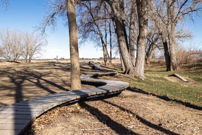Take the snake curves at the Brenda Joy Park Pump Track.
