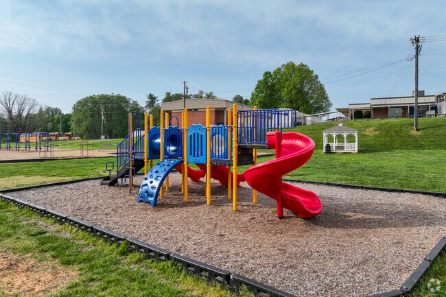 Students love the playground at Sandy Ridge Elementary School.