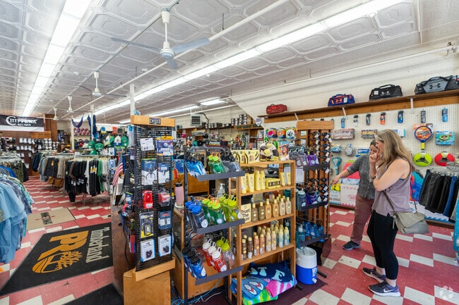 Locals enjoy visiting the Outdoor Store in Maynard.
