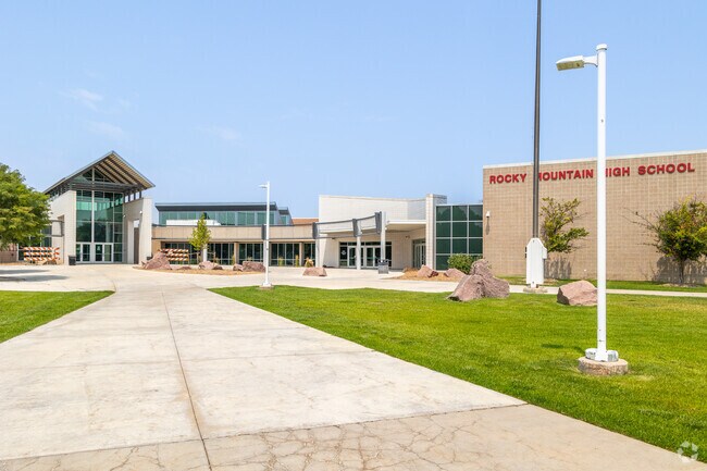 Rocky Mountain High School is a large modern campus.