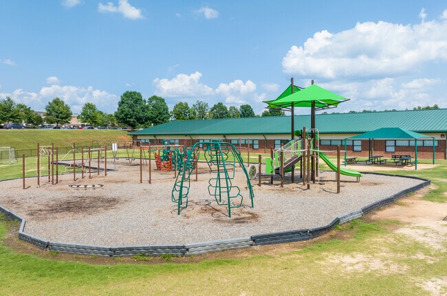 Students love the playground at Riverwood Elementary School in Archers Lodge.