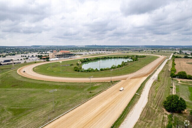 View of the Retama Park Racetrack in Selma, TX.