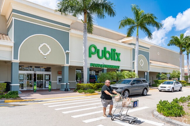 Publix on Fiddlesticks Boulevard is a go-to for groceries near Cross Creek.