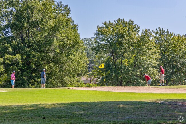 You can enjoy a game of golf at Paxton Park Golf Course near River Oaks.