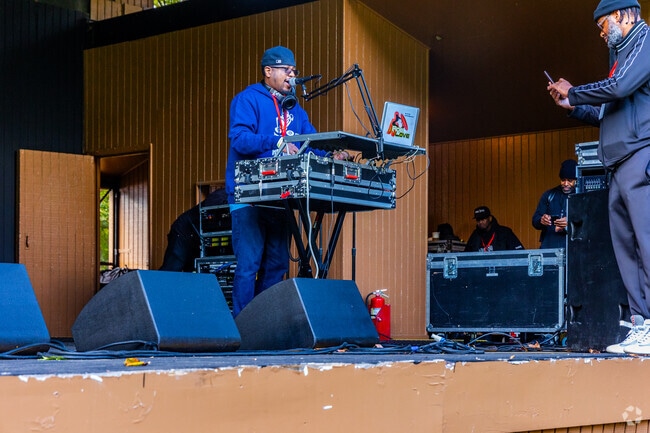 Crowds love to attend performances at Fort Dupont Park.