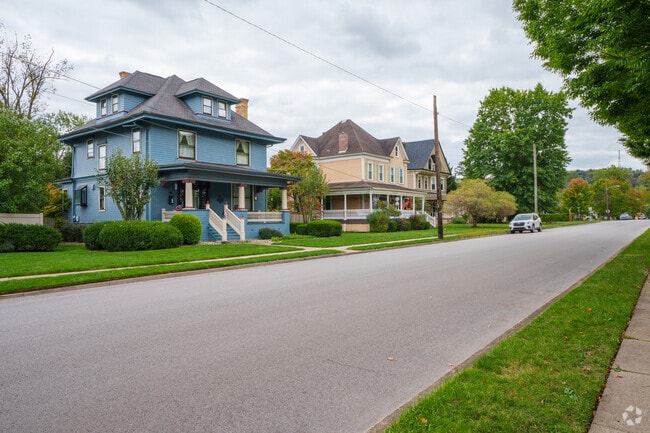 You will notice that Woodsdale has many large homes with accommodating front porches.