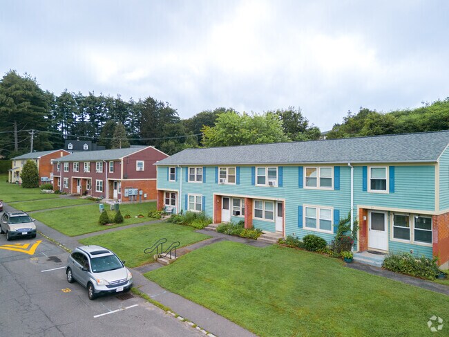 Some of the local home styles in Holyoke include attached apartments.