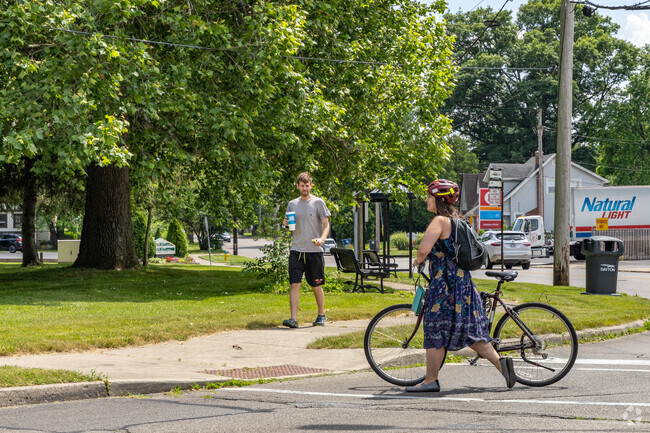 The Carillon neighborhood boosts sidewalks and walkable areas for easy navigation.
