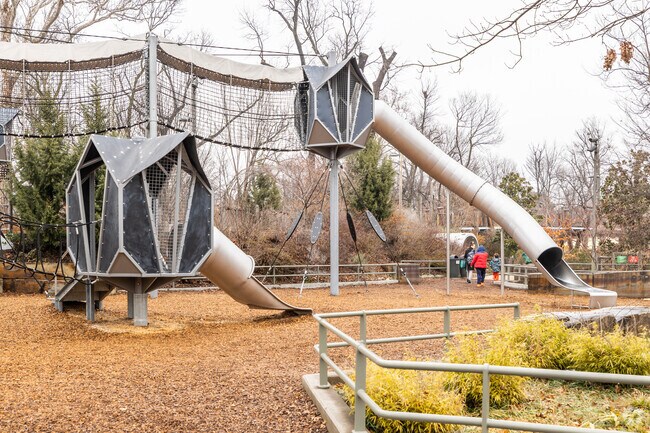 The Gathering Place provides endless options for climbing an play near Maple Ridge.