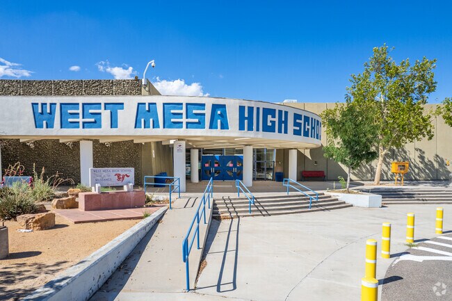 West Mesa High School in Landera Heights prepares students for college and the work force.