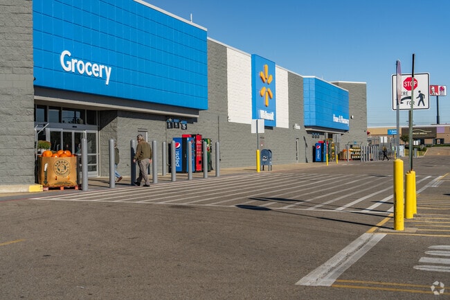Ridgepoint residents can do their daily shopping at Walmart.
