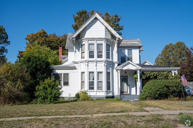 It's not uncommon to come across a home with historic accents, like this colonial revival home.