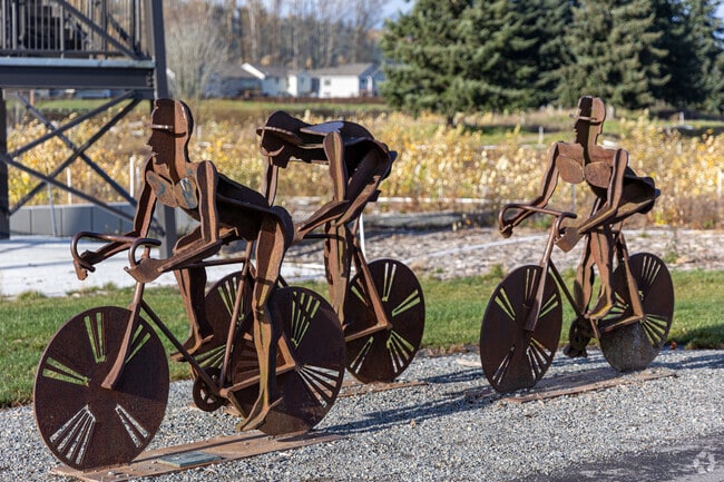The Riverfront neighborhood is bike friendly with plenty of trails to ride.