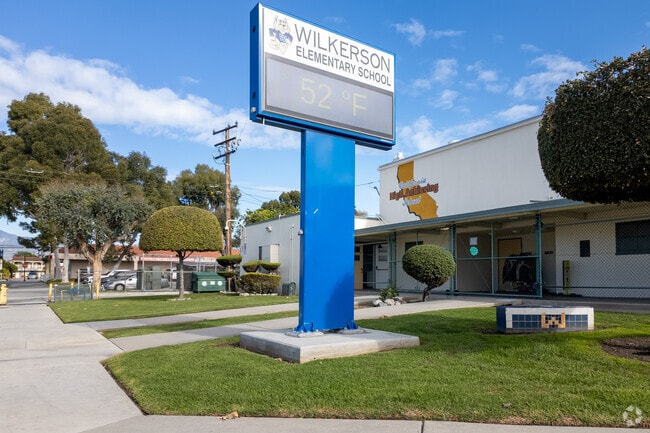 Pylon at Wilkerson Elementary School in El Monte, Ca.