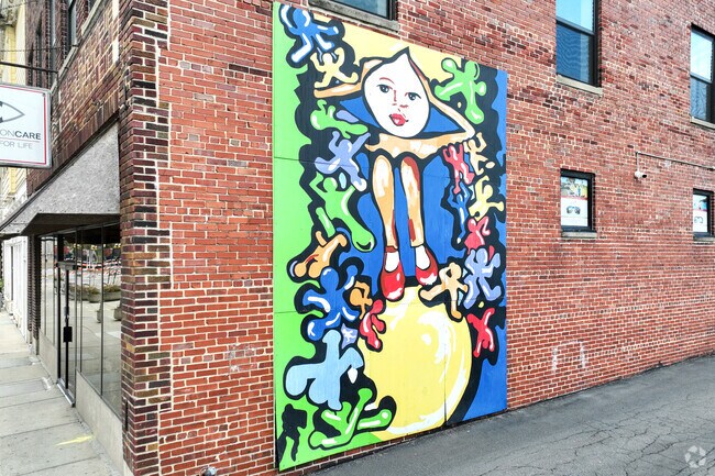 Murals are large paintings or artworks that can be found in the Old Southside neighborhood.