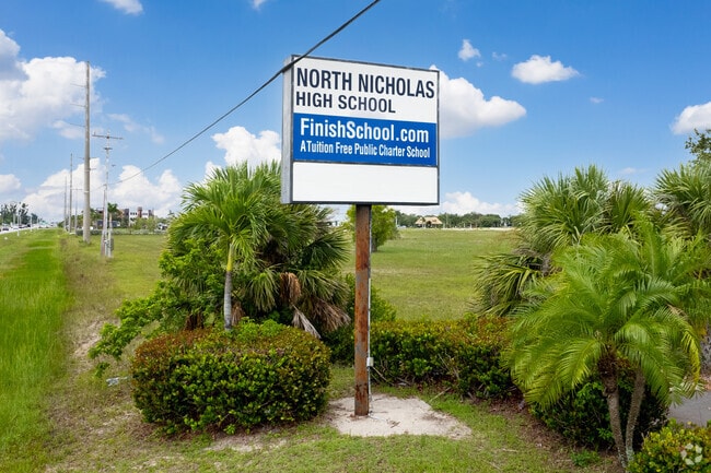 North Nicholas High School in Cape Coral is a charter high school grades 9-12th.