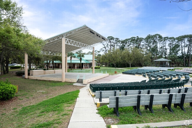 Kenneth W. Parker Amphitheater is located near Groves in City Center.