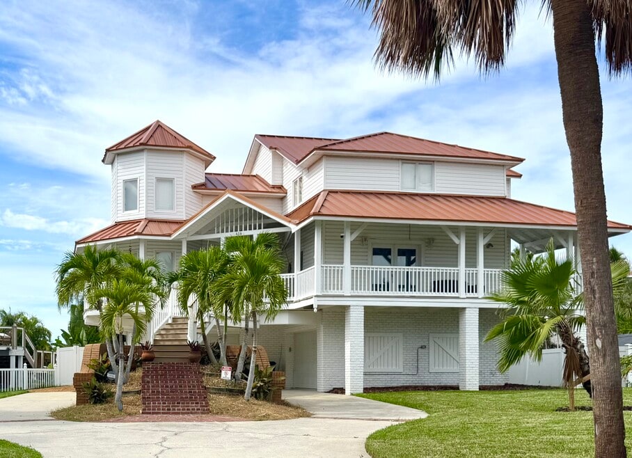 Key West Style with wraparound porch