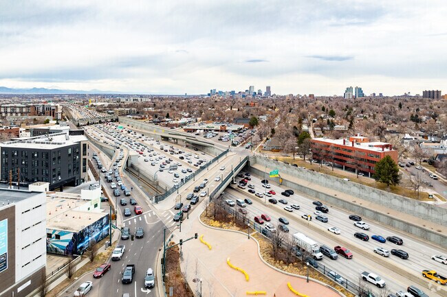 Interstate 25 is just a few miles north of Rosedale.