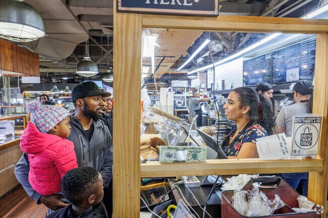 Lunch is a breeze at the Northeast Market, a short walk from McElderry Park.