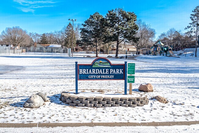 During the winter Briardale Park offers an ice rink for resident use.